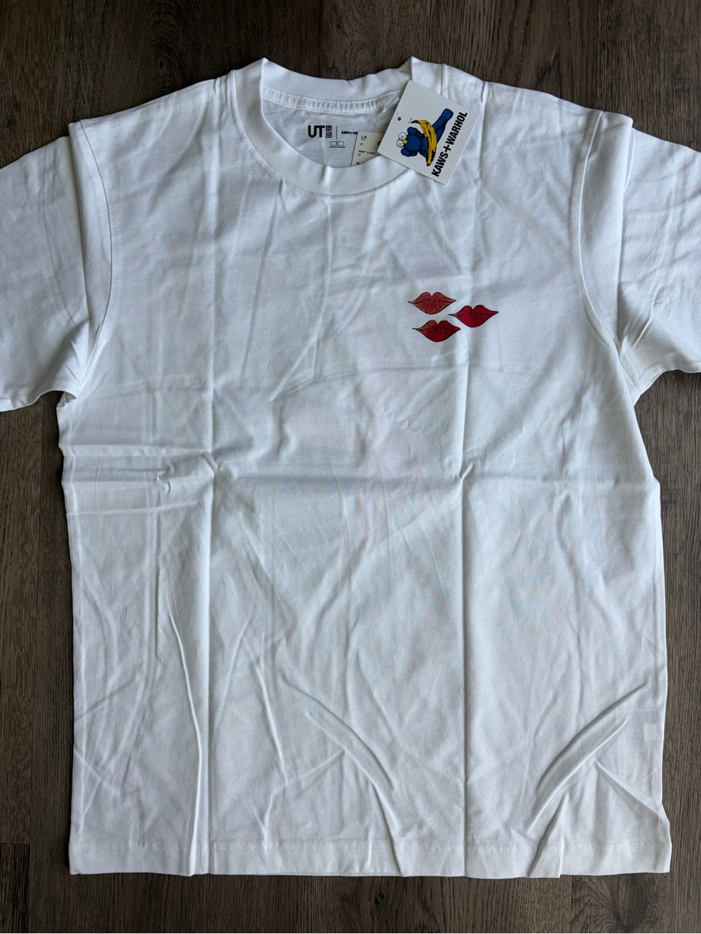 Uniqlo x KAWS + Warhol Trio Red Lips Tee Sz.S
